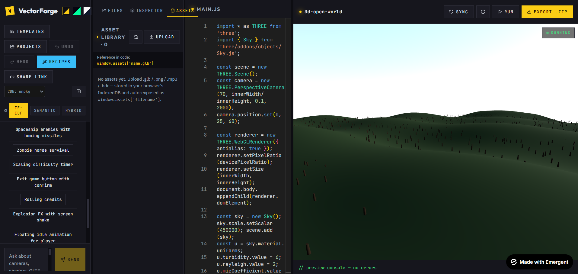 Game development — app maker without coding